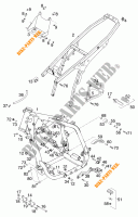 BASTIDOR para KTM 640 LC4-E SUPERMOTO 2000