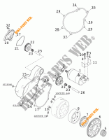 MOTOR ARRANQUE para KTM 640 LC4-E SUPERMOTO 2000