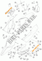 PLASTICOS para KTM 690 SUPERMOTO ORANGE 2007