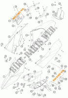 PLASTICOS para KTM 690 SUPERMOTO ORANGE 2007