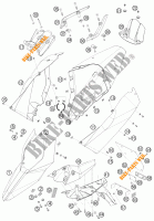 PLASTICOS para KTM 690 SUPERMOTO R 2008