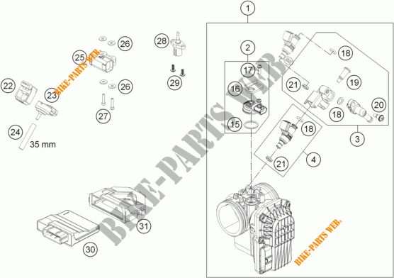 INYECCION para KTM 690 SMC R ABS 2016