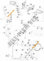 MANILLAR / MANDOS para KTM 1190 RC8 ORANGE 2009