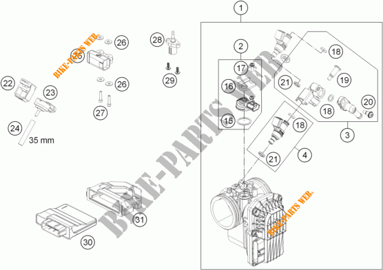 INYECCION para KTM 690 SMC R ABS 2014