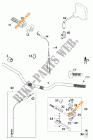 MANILLAR / MANDOS para KTM 125 SUPERMOTO 2000