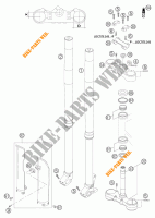 HORQUILLA / TIJA DIRECCION para KTM 525 SX SUPERMOTO 2004