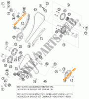 DISTRIBUCION para KTM 1190 RC8 R LIMITED EDITION AKRAPOVIC 2009