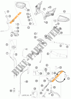 MANILLAR / MANDOS para KTM 1190 RC8 WHITE 2009