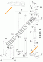 HORQUILLA / TIJA DIRECCION para KTM 530 XC-W 2010