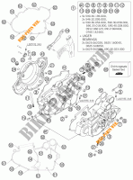 CARTERES CIGÜEÑAL para KTM 525 XC DESERT RACING 2006
