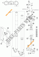 HORQUILLA / TIJA DIRECCION para KTM 525 XC 2007