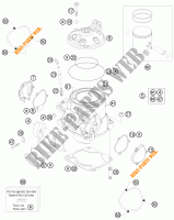 CILINDRO / CULATA para KTM 300 XC-W 2011