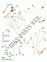 DEPOSITO / ASIENTO para KTM 300 MXC 2004