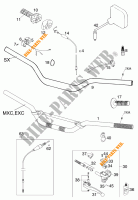 MANILLAR / MANDOS para KTM 300 MXC 2001