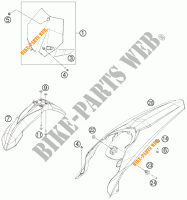 PLASTICOS para KTM 150 XC 2012
