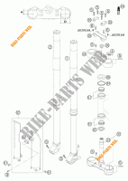 HORQUILLA / TIJA DIRECCION para KTM 450 MXC-G RACING 2004
