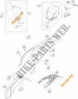 PLASTICOS para KTM 350 XCF-W SIX DAYS 2014
