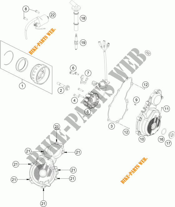 ALTA para KTM 350 XC-F 2016
