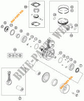 CIGUEÑAL / PISTÓN para KTM 350 XC-F 2013