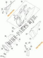FILTRO DEL AIRE para KTM 350 XC-F 2011