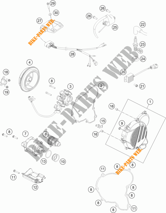 ALTA para KTM 250 XC-W 2018