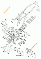BASTIDOR para KTM 620 TXC 1998