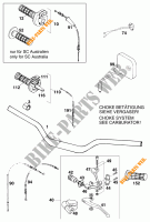 MANILLAR / MANDOS para KTM 620 TXC 1998