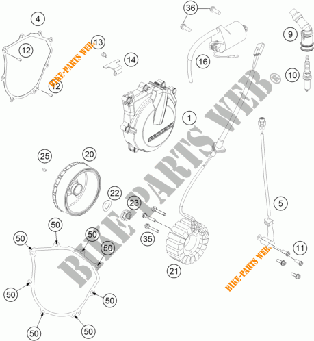 ALTA para KTM 450 RALLY FACTORY REPLICA 2017