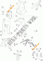 PLASTICOS para KTM 450 RALLY FACTORY REPLICA 2016