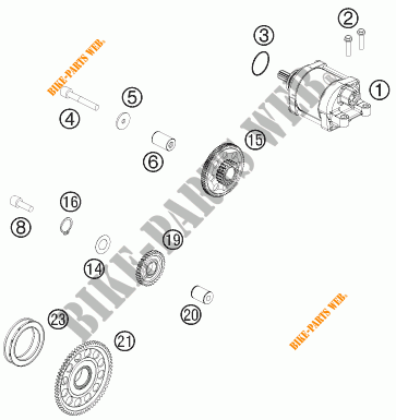 MOTOR ARRANQUE para KTM 450 RALLY FACTORY REPLICA 2016