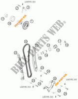 DISTRIBUCION para KTM 530 EXC 2010