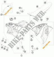 DEPOSITO / ASIENTO para KTM 530 EXC 2009