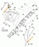 DEPOSITO / ASIENTO para KTM 525 EXC RACING SIX DAYS 2003