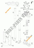 HORQUILLA / TIJA DIRECCION para KTM 525 EXC RACING 2004