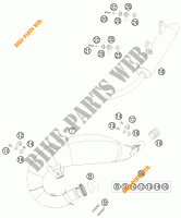 ESCAPE para KTM 300 EXC-E SIX DAYS 2008
