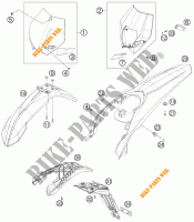 PLASTICOS para KTM 300 EXC 2012