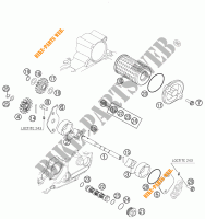 BOMBA DE OLIO para KTM 250 EXC-F FACTORY EDITION 2011