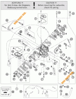 CARBURADOR para KTM 250 EXC-F FACTORY EDITION 2011