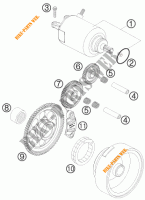 MOTOR ARRANQUE para KTM 250 EXC-F FACTORY EDITION 2011