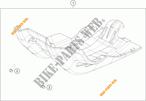 PROTECCIÓN MOTOR para KTM 250 EXC-F 2017