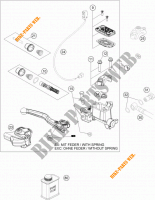 BOMBA DE FRENO DELANTERA para KTM 125 EXC 2015