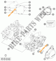 CARTERES CIGÜEÑAL para KTM 125 EXC 2013
