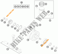 CIGUEÑAL / PISTÓN para KTM 125 EXC 2013