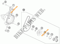 BOMBA DE AGUA para KTM RC 250 WHITE ABS 2015