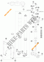 HORQUILLA / TIJA DIRECCION para KTM 450 EXC 2009