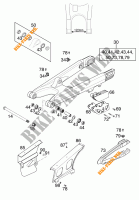 BASCULANTE para KTM 400 EXC RACING 2000