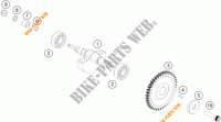BALANCEADOR para KTM RC 200 BLACK NON ABS 2015