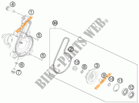 BOMBA DE AGUA para KTM RC 200 BLACK NON ABS 2015