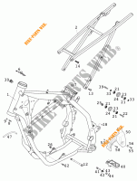 BASTIDOR para KTM 250 EXC RACING 2001