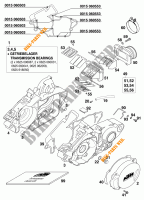 CARTERES CIGÜEÑAL para KTM 200 EXC 1998